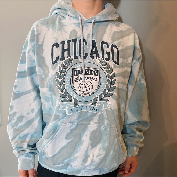 Chicago tie dyed sweatshirt small - Picture 1 of 2